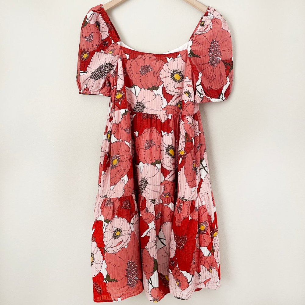 Poppy Square Neck Puff Sleeve Dress